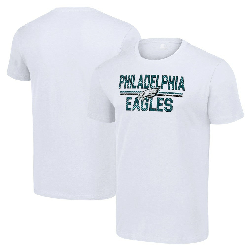 Philadelphia Eagles Starter Team Mesh Print Graphic T-Shirt White - NFL