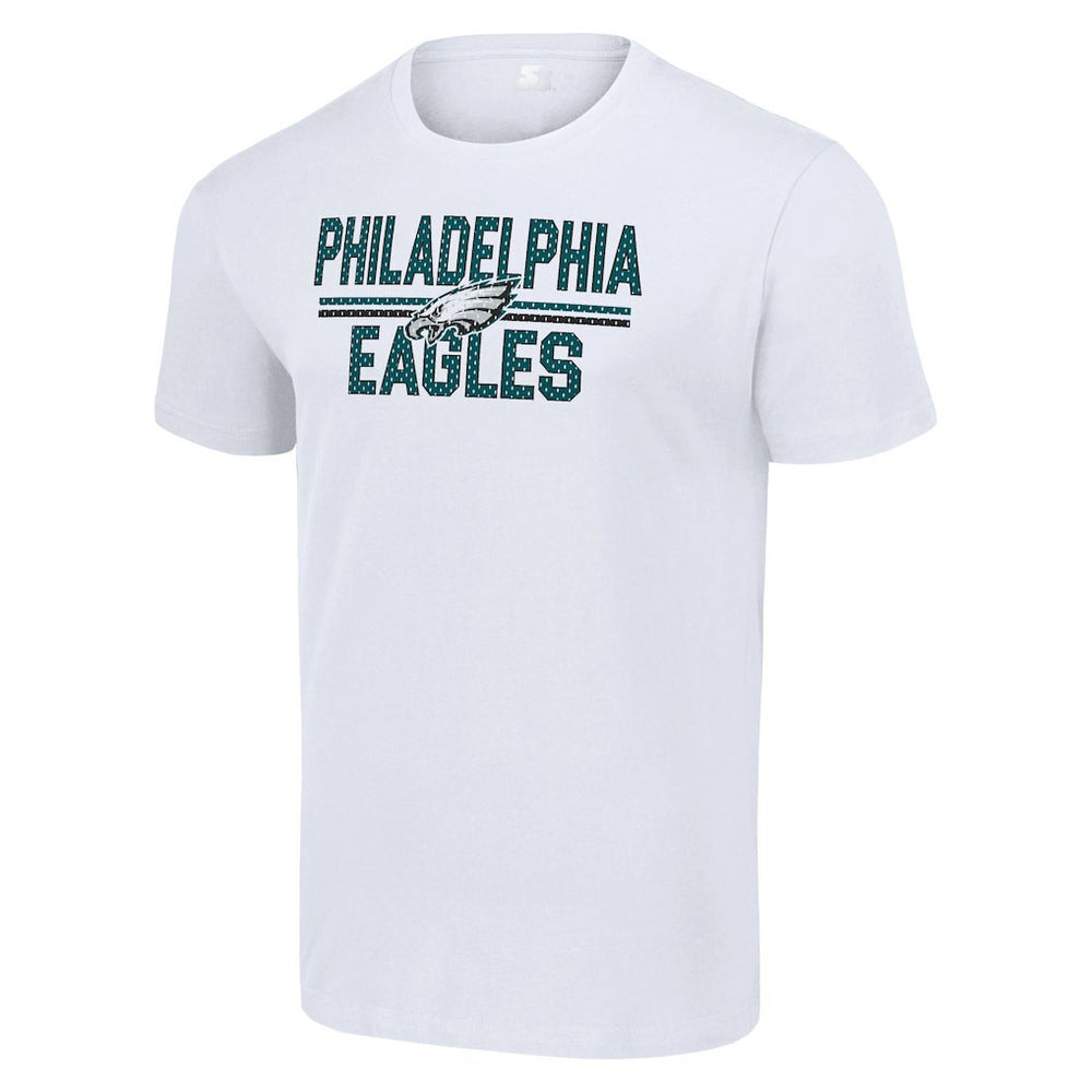 Philadelphia Eagles Starter Team Mesh Print Graphic T-Shirt White - NFL