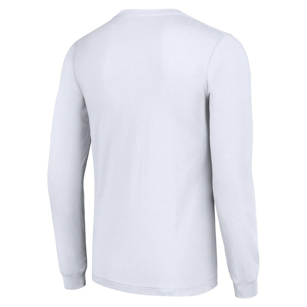 Kansas City Chiefs Starter Team Mesh Print Graphic Long Sleeve T-Shirt White - NFL