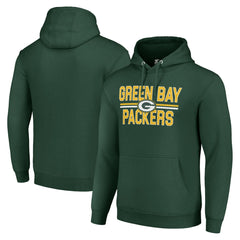 Green Bay Packers Starter Unisex Team Mesh Print Graphic Tri-Blend Pullover Hoodie Green - NFL