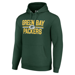 Green Bay Packers Starter Unisex Team Mesh Print Graphic Tri-Blend Pullover Hoodie Green - NFL