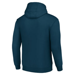 Houston Texans Starter Unisex Team Mesh Print Graphic Tri-Blend Pullover Hoodie Navy - NFL