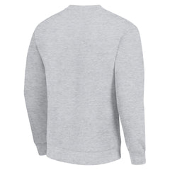 Detroit Lions Starter Team Mesh Print Graphic Pullover Sweatshirt Heather Gray - NFL