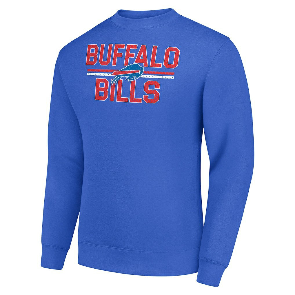 Buffalo Bills Starter Team Mesh Print Graphic Pullover Sweatshirt Royal - NFL