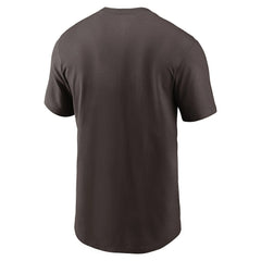 Cleveland Browns Logo Essential T-Shirt Brown - Nike