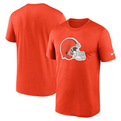 Cleveland Browns Legend Logo Helmet Performance T-Shirt Orange - Nike