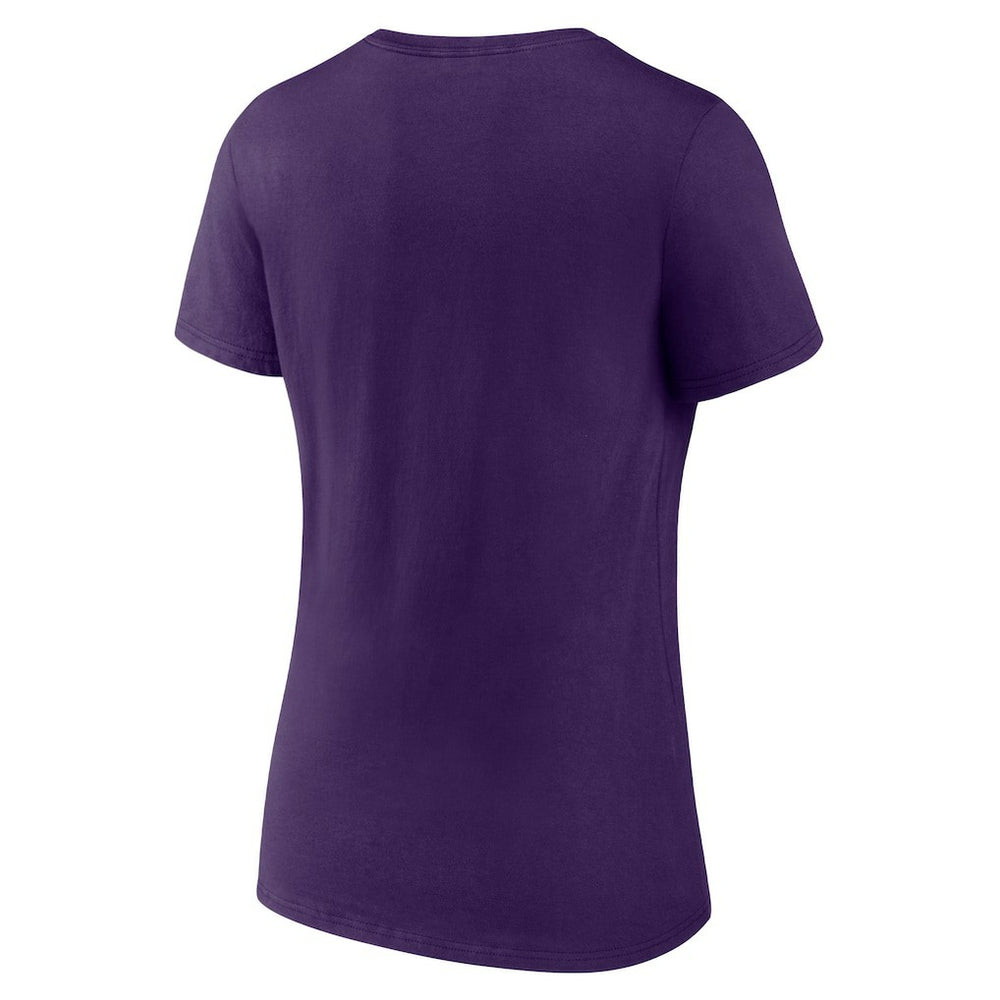Baltimore Ravens Women's Victory Arch V-Neck T-Shirt Purple - NFL
