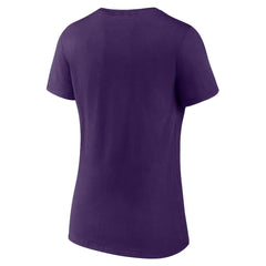 Baltimore Ravens Women's Victory Arch V-Neck T-Shirt Purple - NFL