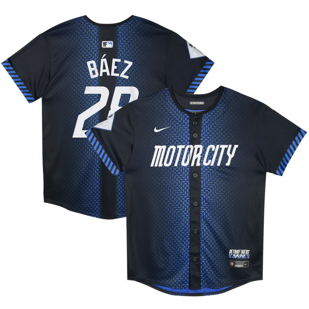 Javier Baez Detroit Tigers Nike Preschool 2024 City Connect Limited Jersey - Navy | MLB Jerseys