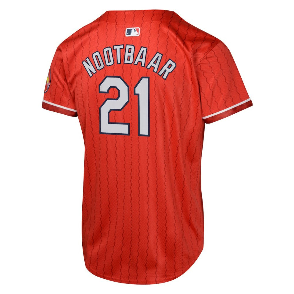 Lars Nootbaar St. Louis Cardinals Nike Youth 2024 City Connect Limited Player Jersey - Red | MLB Jerseys