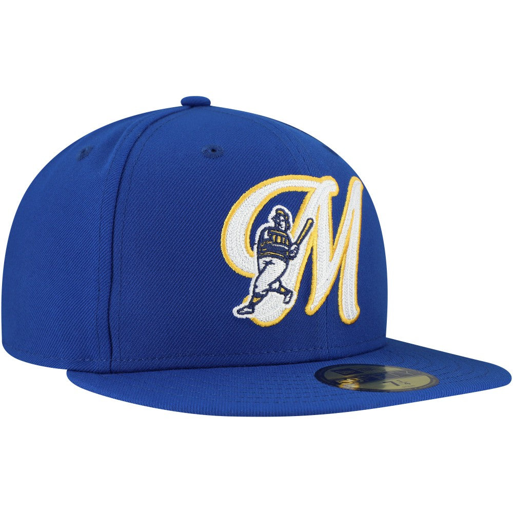 Milwaukee Brewers New Era  Duo Logo 2.0 59FIFTY Fitted Hat discount