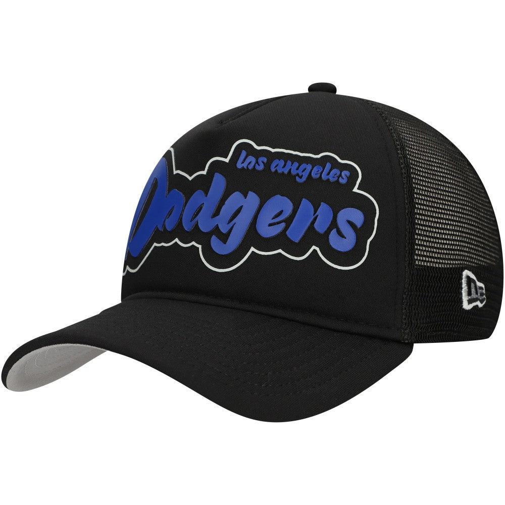 Los Angeles Dodgers New Era Retro Bold A-Frame Trucker 9FORTY Adjustable Hat Clearance