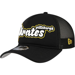Pittsburgh Pirates New Era Retro Bold A-Frame Trucker 9FORTY Adjustable Hat Near Me