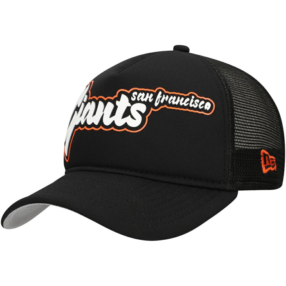 San Francisco Giants New Era Retro Bold A-Frame Trucker 9FORTY Adjustable Hat discount