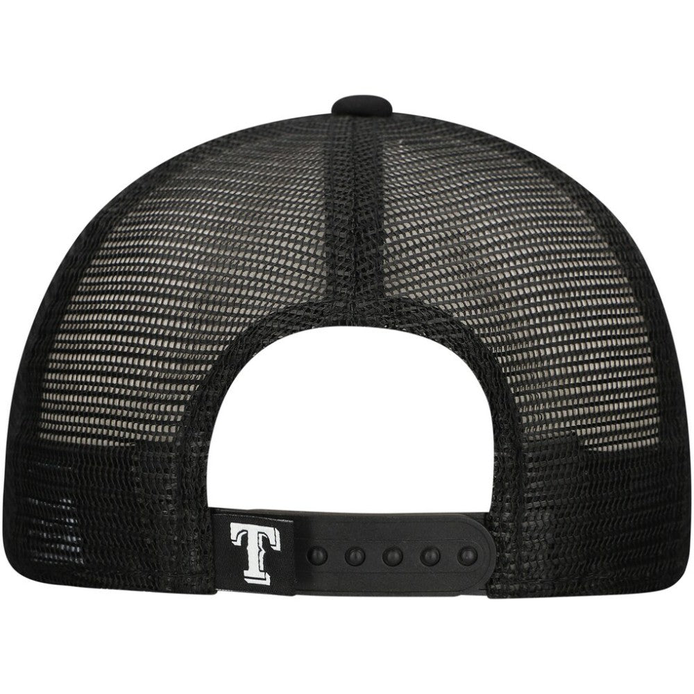 Texas Rangers New Era Retro Bold A-Frame Trucker 9FORTY Adjustable Hat Lifestyle