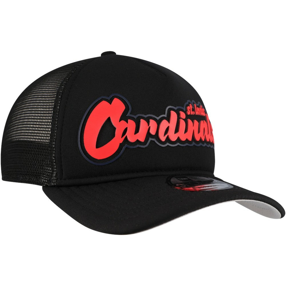 St. Louis Cardinals New Era Retro Bold A-Frame Trucker 9FORTY Adjustable Hat Clearance