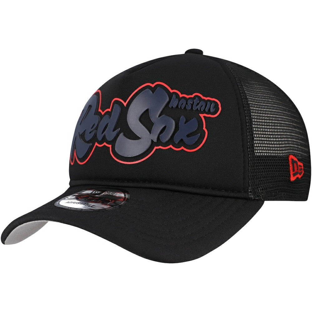 Boston Red Sox New Era Retro Bold A-Frame Trucker 9FORTY Adjustable Hat Online