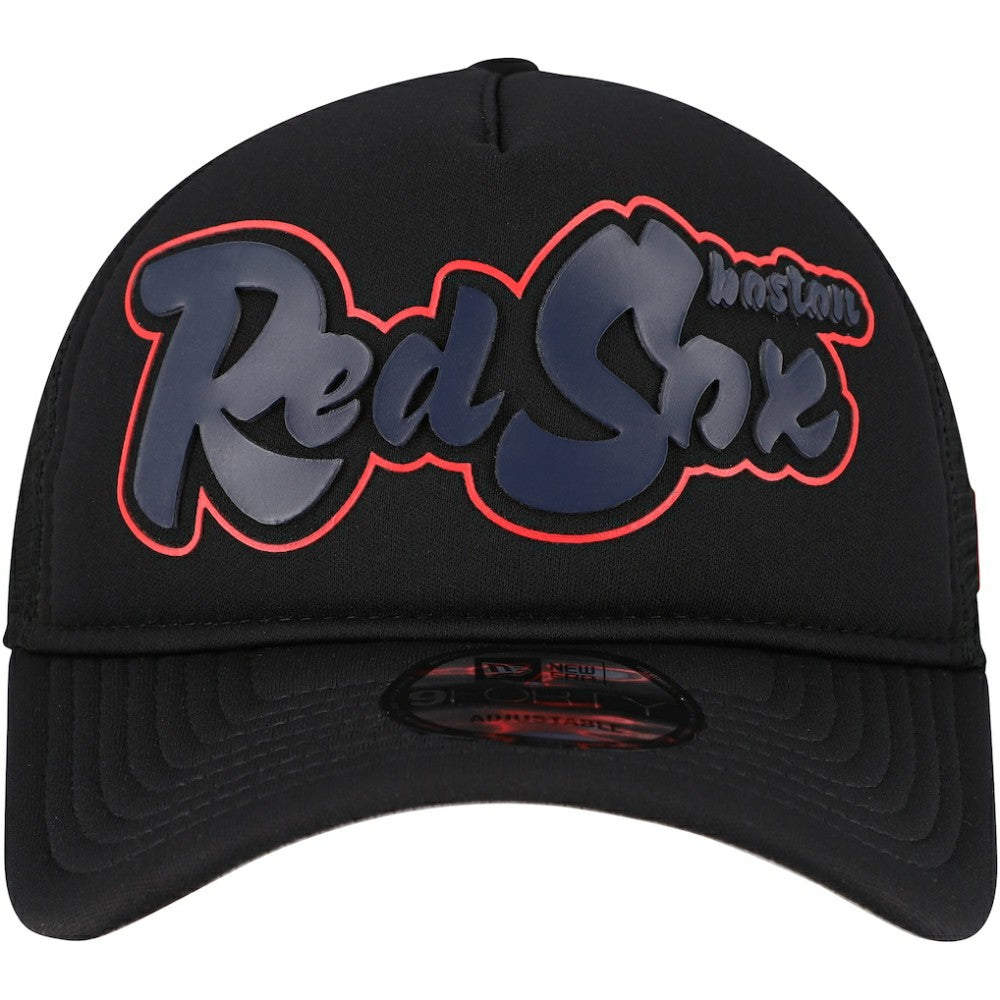 Boston Red Sox New Era Retro Bold A-Frame Trucker 9FORTY Adjustable Hat Online