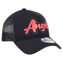 Los Angeles Angels New Era Retro Bold A-Frame Trucker 9FORTY Adjustable Hat for sale
