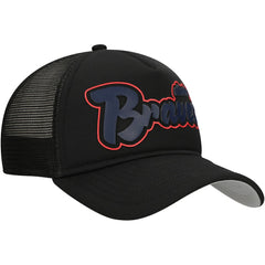 Atlanta Braves New Era Retro Bold A-Frame Trucker 9FORTY Adjustable Hat On Sale