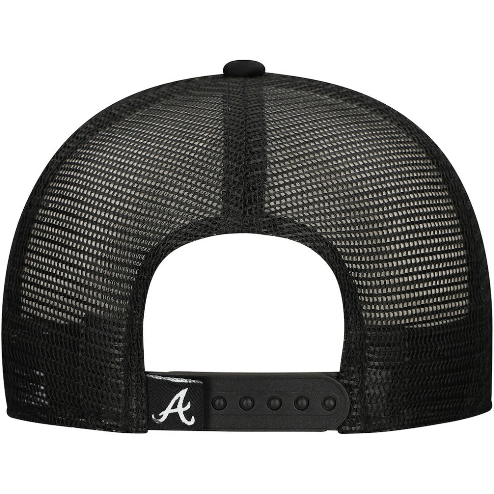 Atlanta Braves New Era Retro Bold A-Frame Trucker 9FORTY Adjustable Hat On Sale