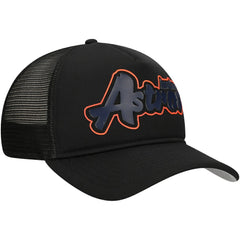 Houston Astros New Era Retro Bold A-Frame Trucker 9FORTY Adjustable Hat On Sale