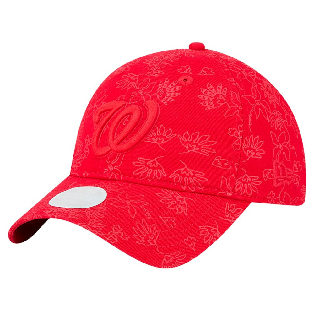 Washington Nationals New Era Women's Tonal Floral 9TWENTY Adjustable Hat discount