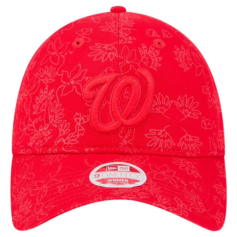 Washington Nationals New Era Women's Tonal Floral 9TWENTY Adjustable Hat discount