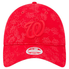 Washington Nationals New Era Women's Tonal Floral 9TWENTY Adjustable Hat discount