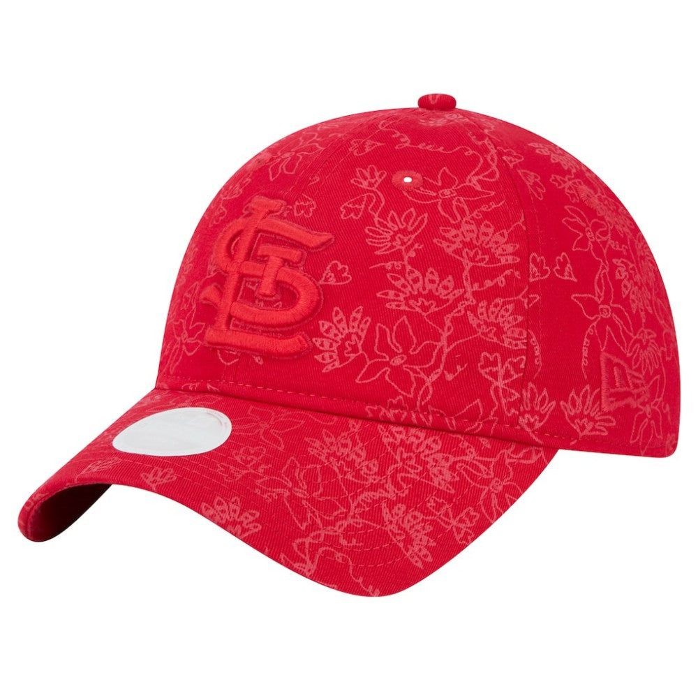 St. Louis Cardinals New Era Women's Tonal Floral 9TWENTY Adjustable Hat Online