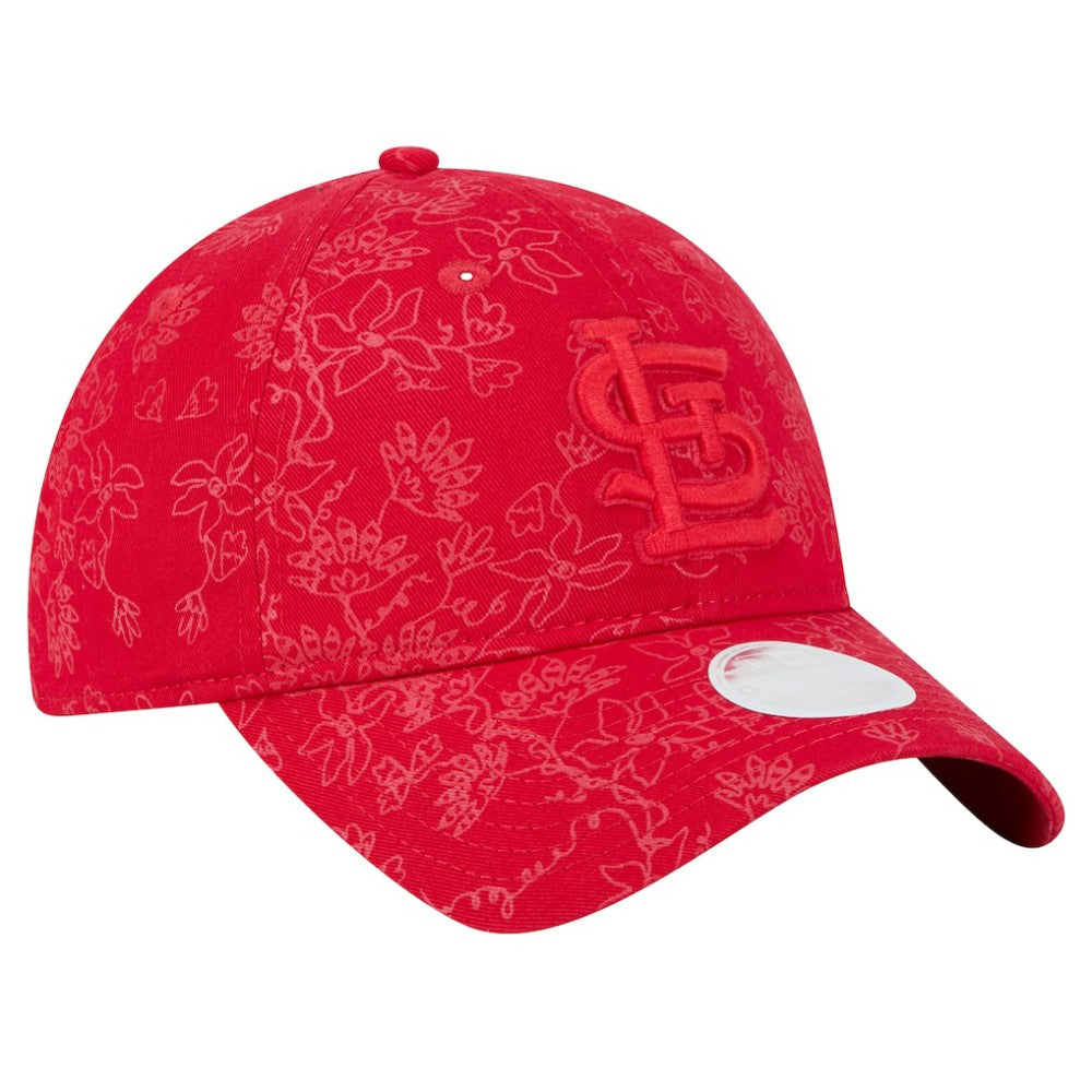 St. Louis Cardinals New Era Women's Tonal Floral 9TWENTY Adjustable Hat Online
