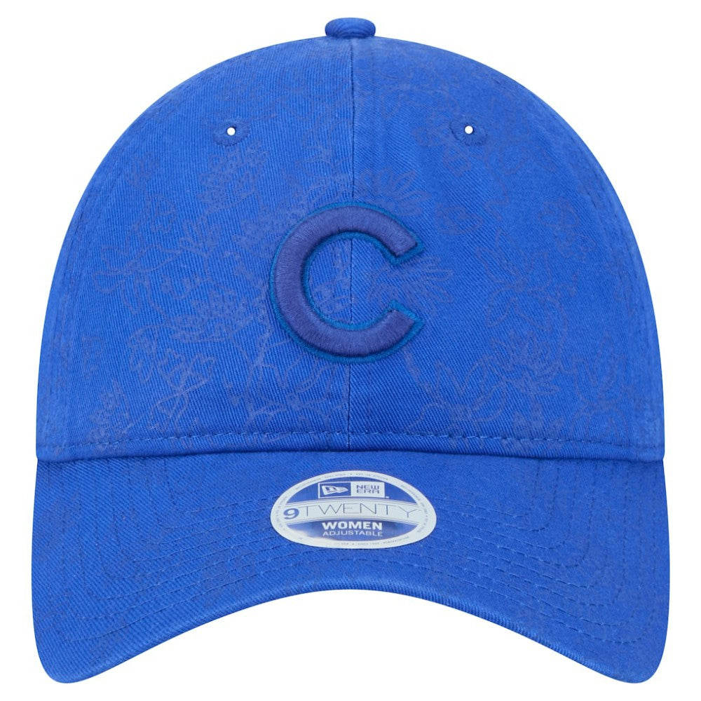 Chicago Cubs New Era Women's Tonal Floral 9TWENTY Adjustable Hat discount