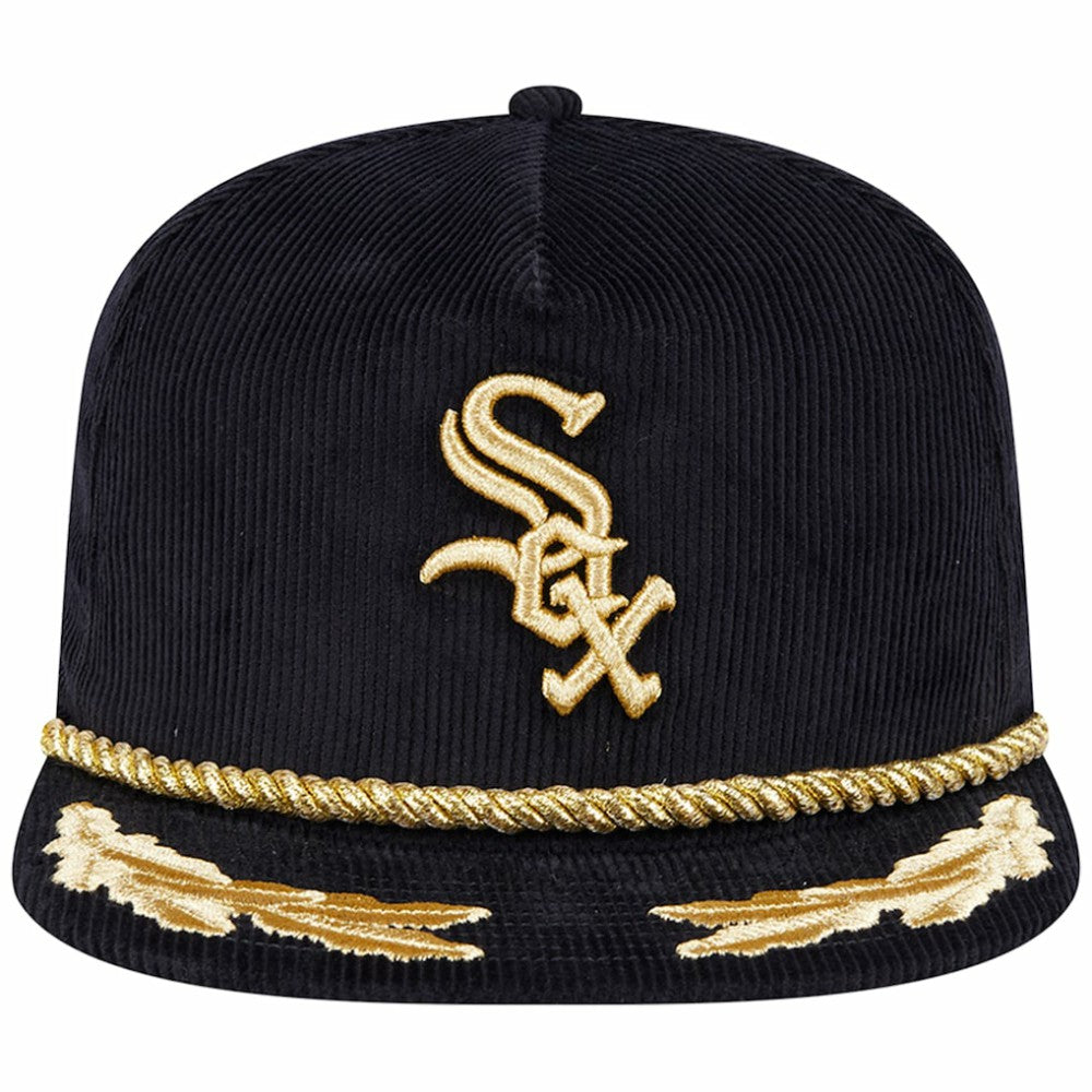 Chicago White Sox New Era Corduroy Filigree Golfer Adjustable Hat Sale