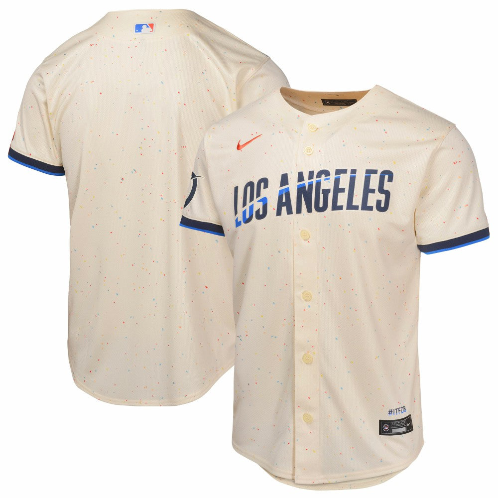 Los Angeles Dodgers Nike Youth 2024 City Connect Limited Jersey - Cream | MLB Jerseys