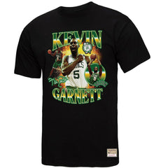 Mitchell & Ness - Kevin Garnett Boston Celtics Collage T-Shirt - Black