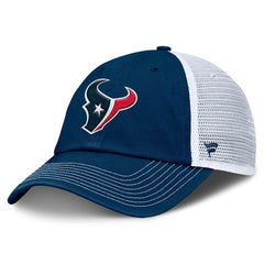 Houston Texans Trucker Adjustable Hat Navy/White - Fanatics