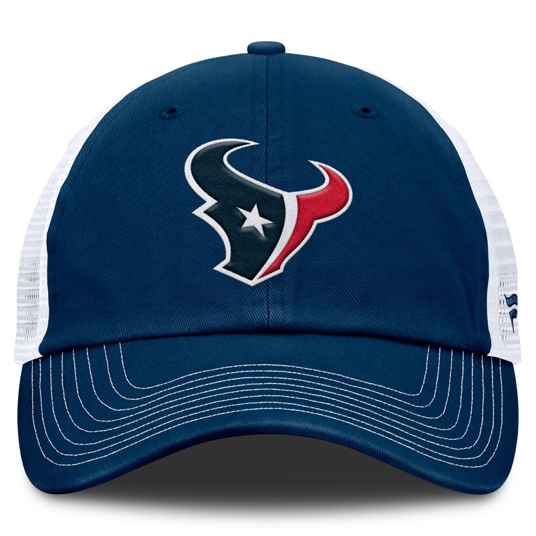 Houston Texans Trucker Adjustable Hat Navy/White - Fanatics