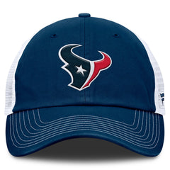 Houston Texans Trucker Adjustable Hat Navy/White - Fanatics