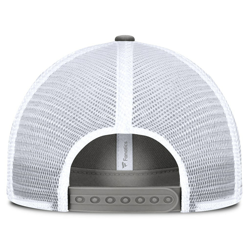 Detroit Lions Trucker Adjustable Hat Gray/White - Fanatics