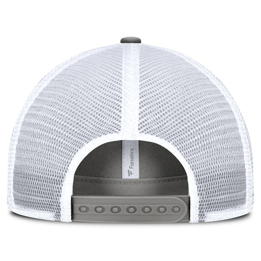 Detroit Lions Trucker Adjustable Hat Gray/White - Fanatics