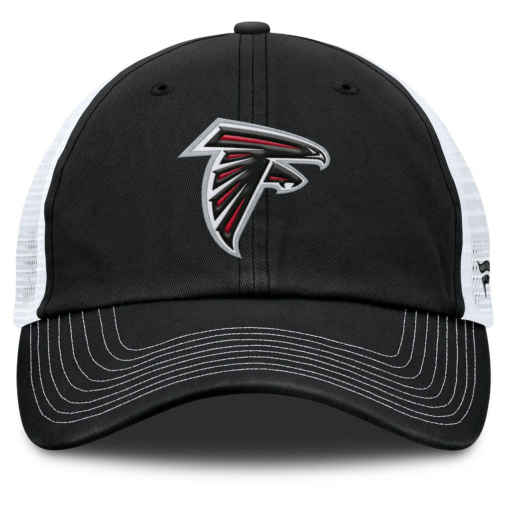 Atlanta Falcons Trucker Adjustable Hat Black/White - Fanatics