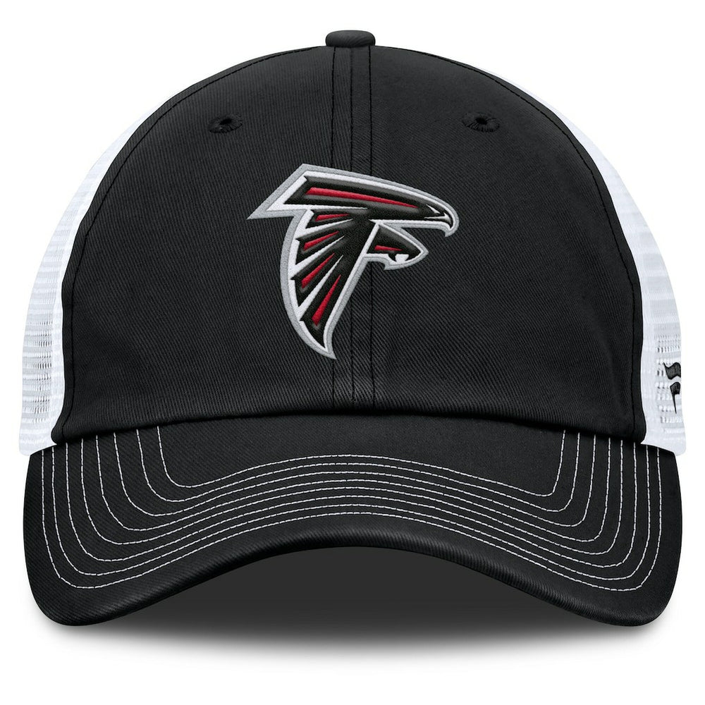 Atlanta Falcons Trucker Adjustable Hat Black/White - Fanatics