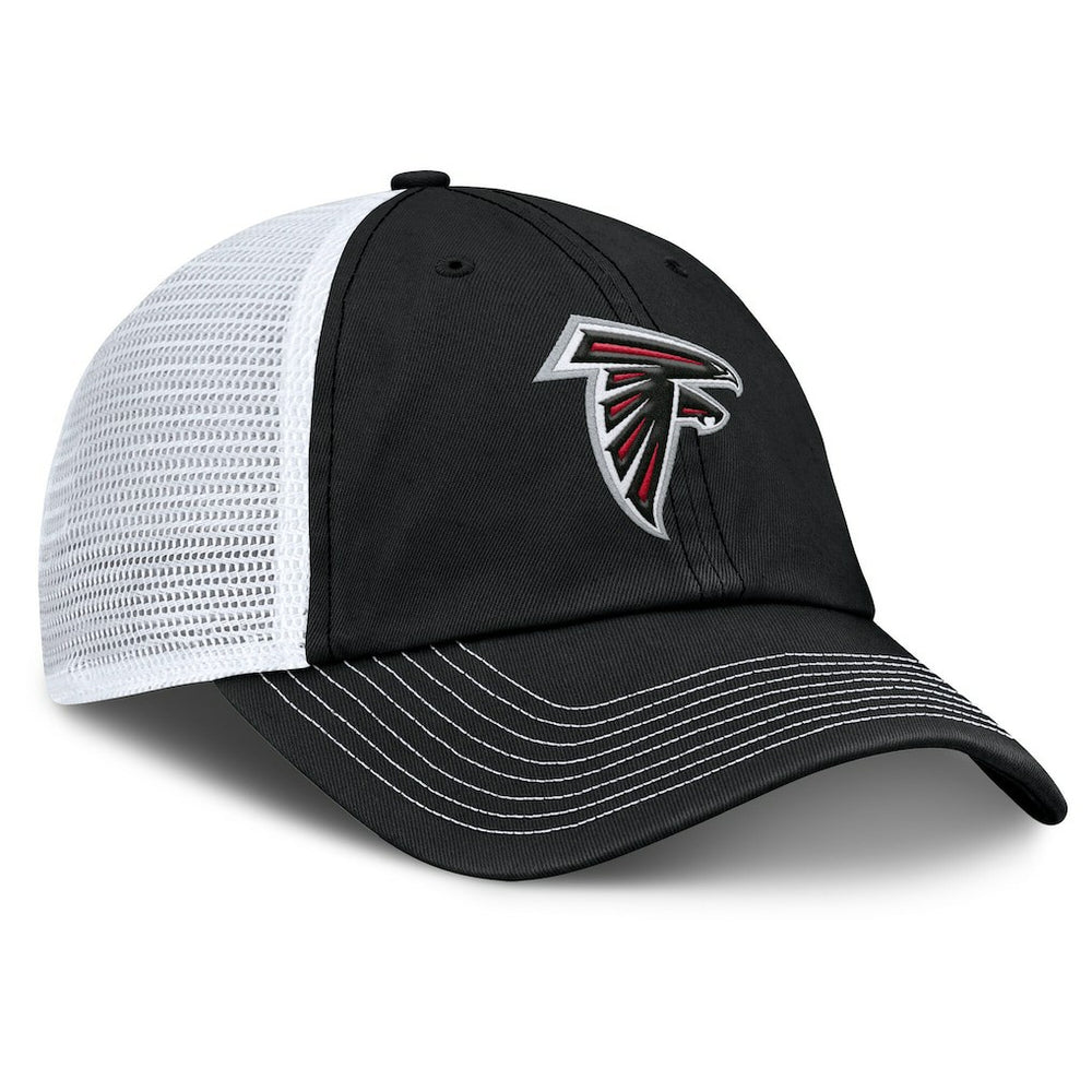 Atlanta Falcons Trucker Adjustable Hat Black/White - Fanatics