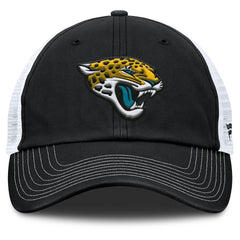 Jacksonville Jaguars Trucker Adjustable Hat Black/White - Fanatics