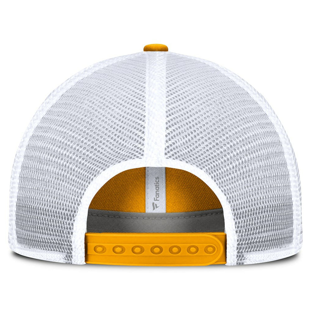 Los Angeles Chargers Trucker Adjustable Hat Gold/White - Fanatics