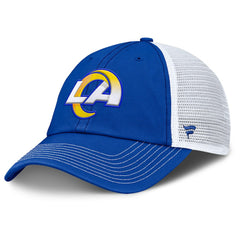 Los Angeles Rams Trucker Adjustable Hat Royal/White - Fanatics