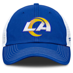Los Angeles Rams Trucker Adjustable Hat Royal/White - Fanatics