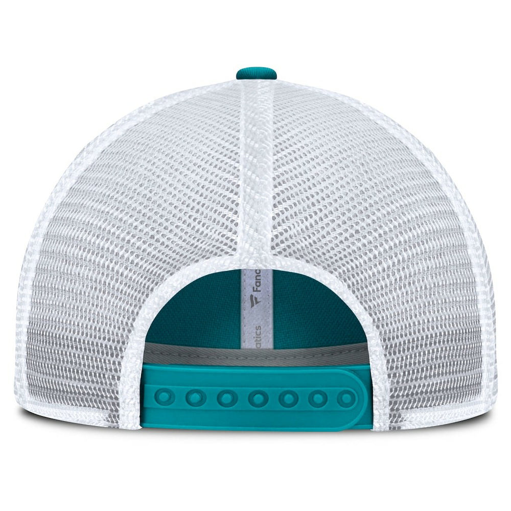 Miami Dolphins Trucker Adjustable Hat Aqua/White - Fanatics
