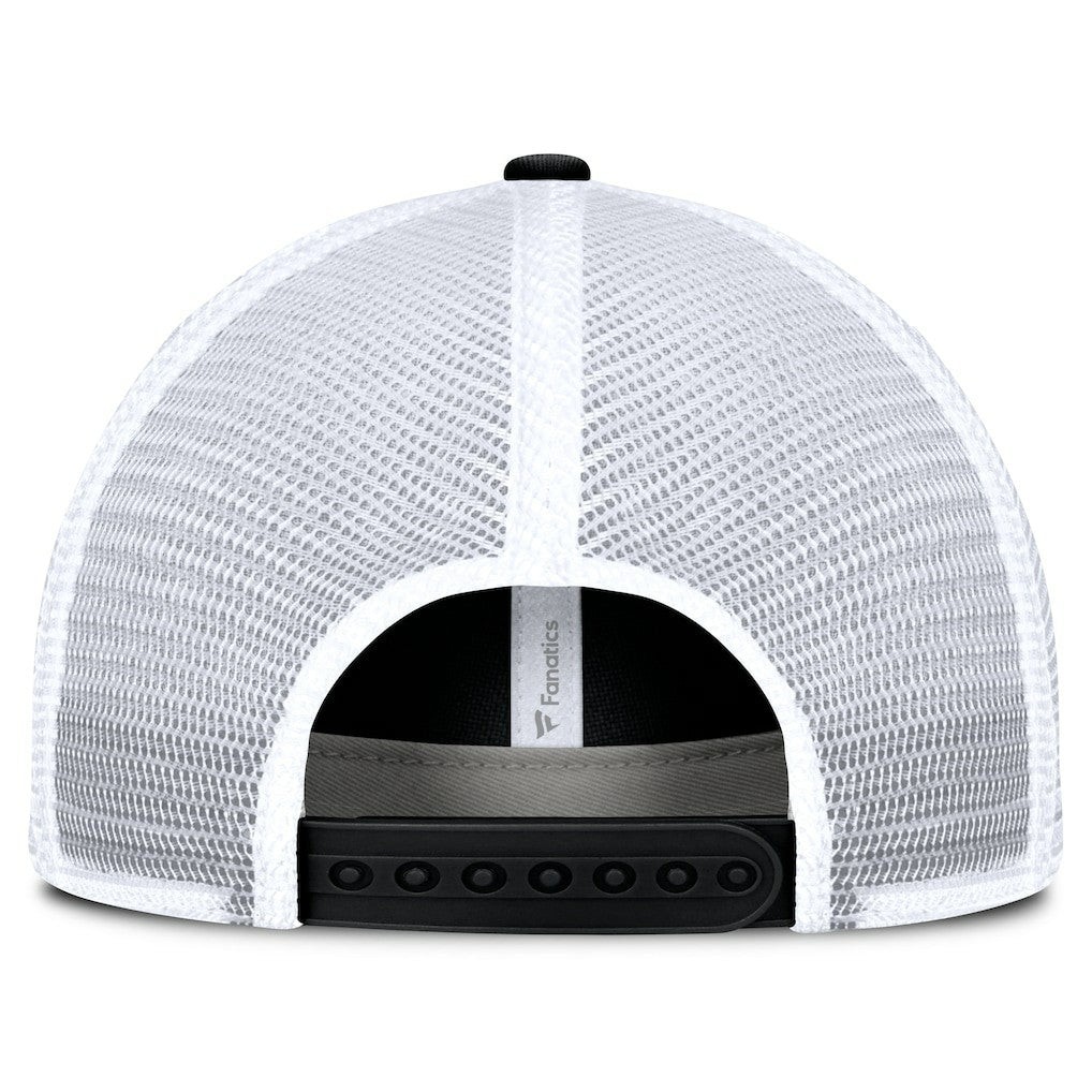 San Francisco 49ers Trucker Adjustable Hat Black/White - Fanatics