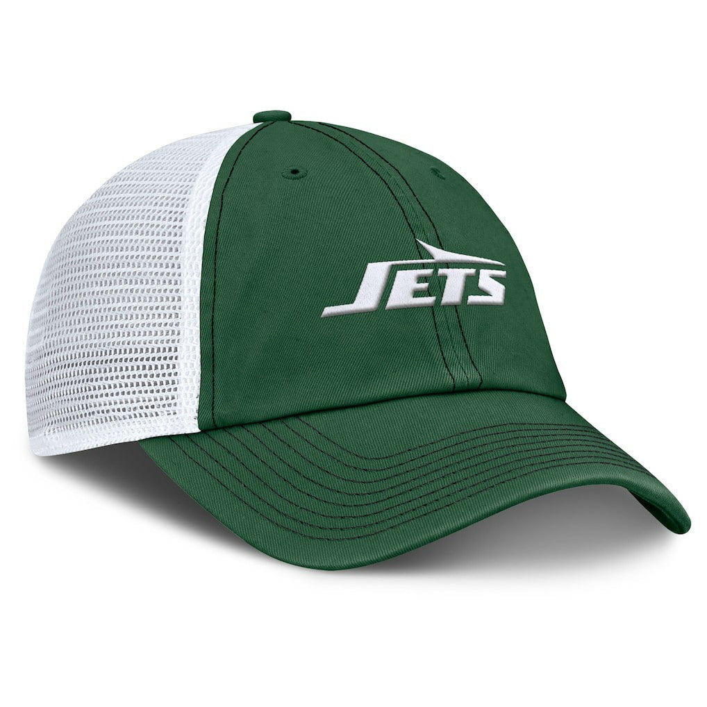 New York Jets Trucker Adjustable Hat Green/White - Fanatics